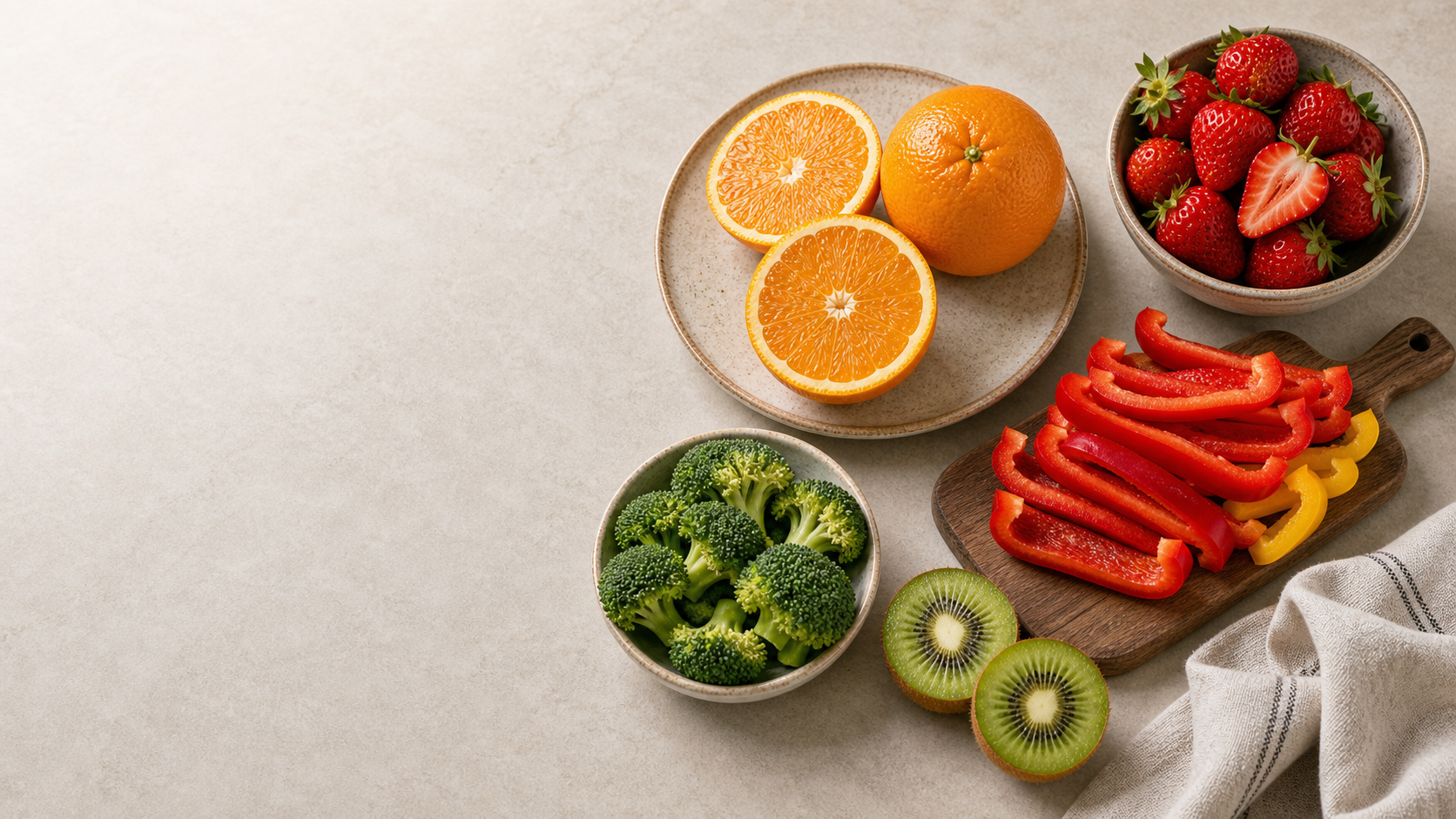 Food sources for UNIVERSE LIPOSOMAL VITAMIN C